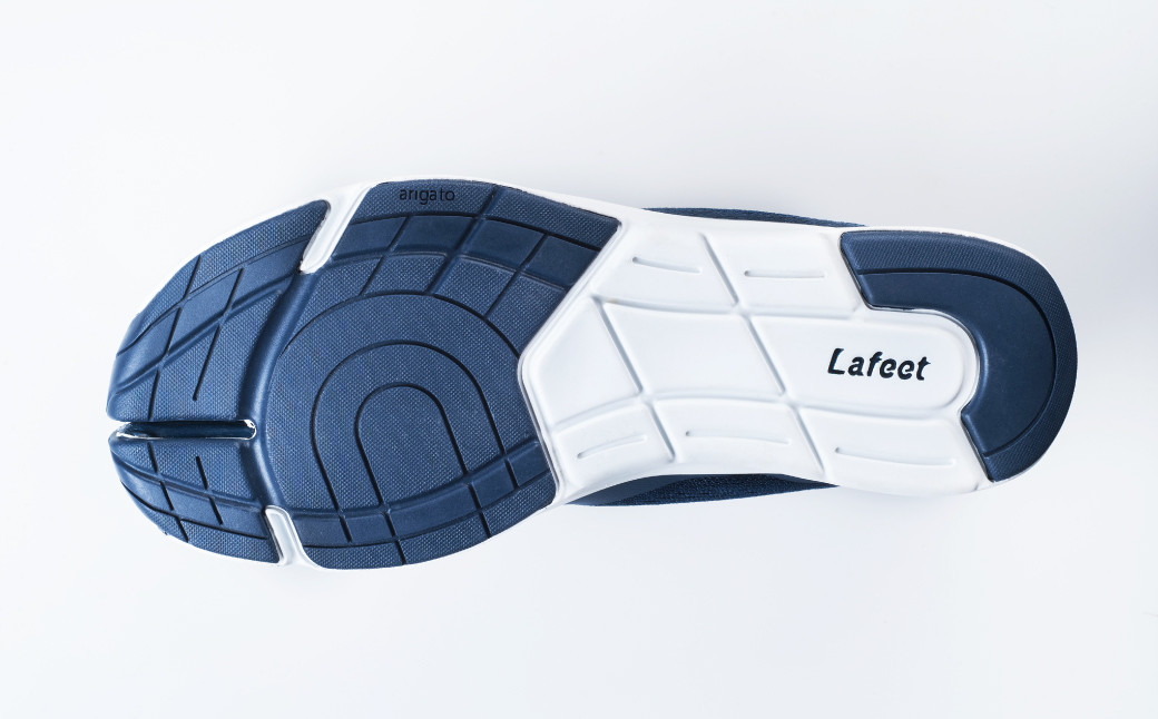 足袋シューズ「Lafeet」VL07・ネイビー【26.0cm】