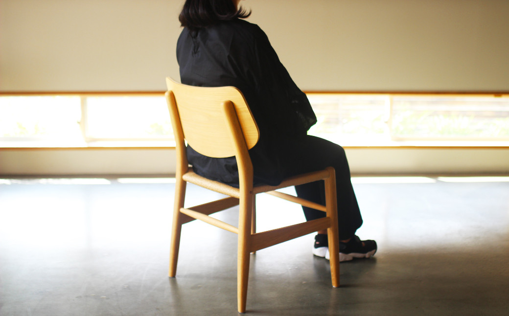 ダイニングチェア【オーク材】ナチュラル色　2018年設計