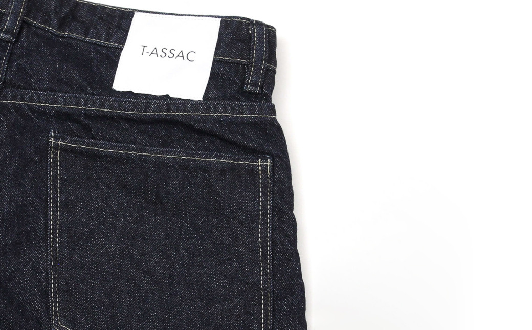【全2サイズ】T-ASSACレディースジーンズ「WIDE／INDIGO」（ワイド）
