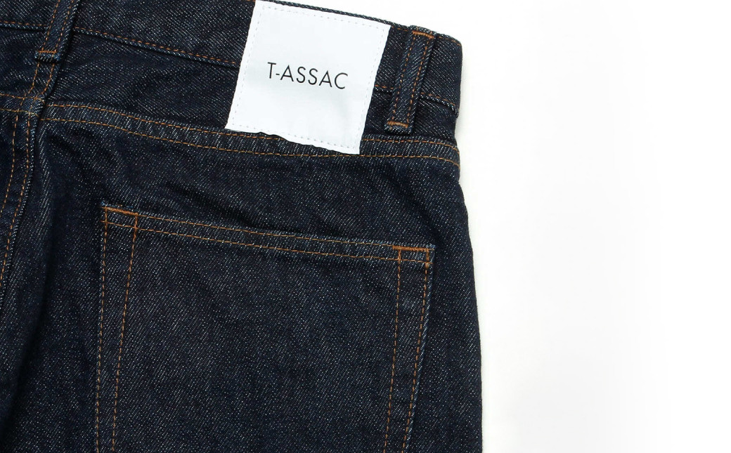 【全2サイズ】T-ASSAC BOYFRIEND ／ INDIGO ジーンズ