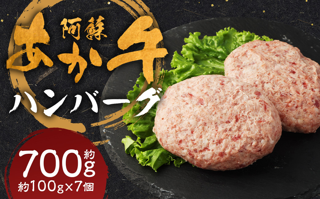 阿蘇あか牛ハンバーグ 100g×7個 合計700g