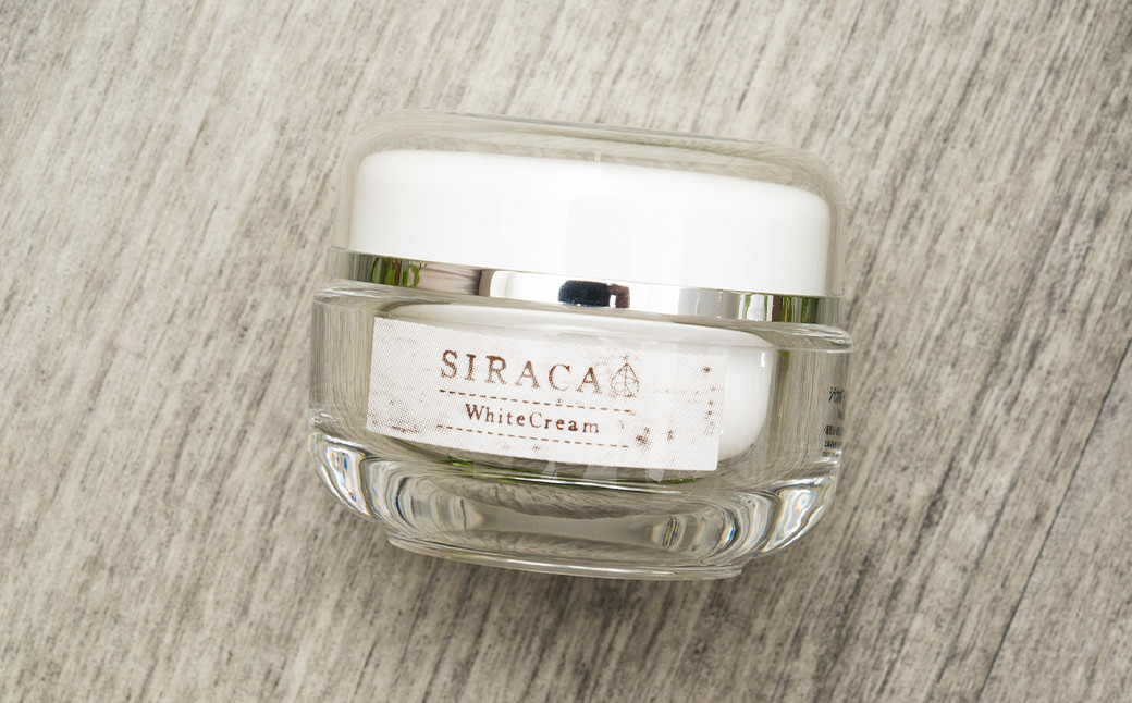 【1ヶ月毎7回定期】SIRACA White Cream(クリーム) 1本(30g)×7回