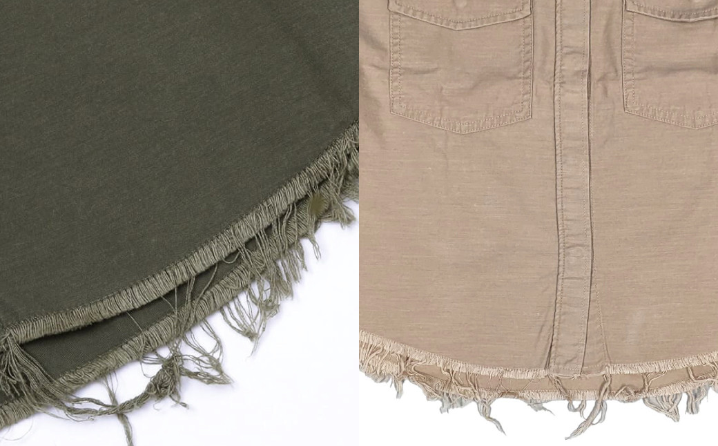 T-ASSACレディースミリタリーシャツ「MILITARY SH / OLIVE DRAB or BEIGE」