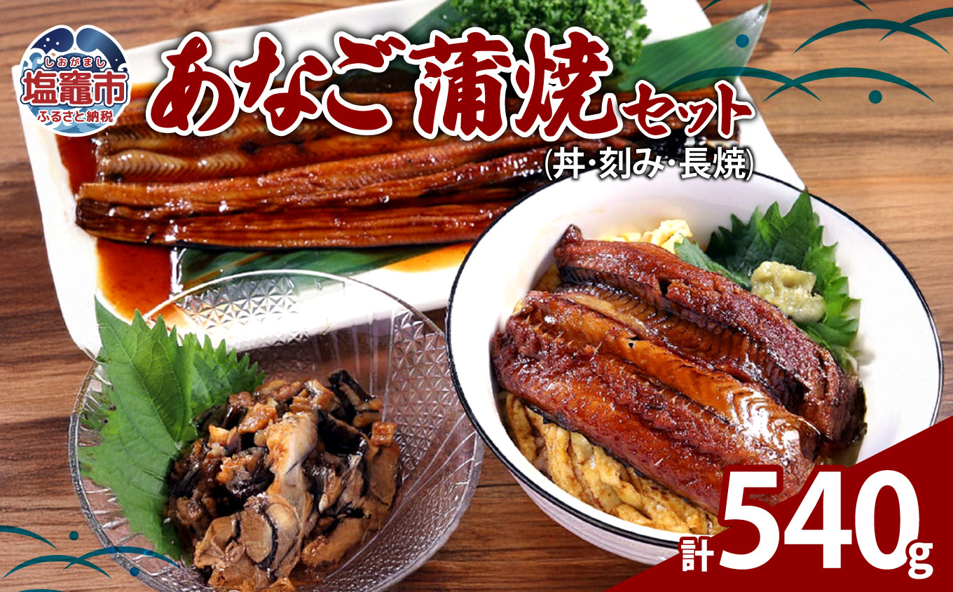 宮城 あなご蒲焼セット(丼・刻み・長焼) 【04203-0699】