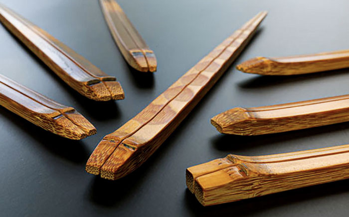 サステナブル 古材活用 工芸品 食器 煤竹 竹工芸 伝統工芸 職人 夫婦箸 ペア