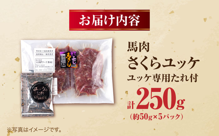 馬肉 さくらユッケ 50g×5パック 計250g