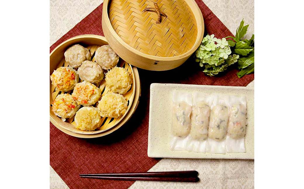 工場直送！特製焼売・海老棒餃子セット 4種 計38個