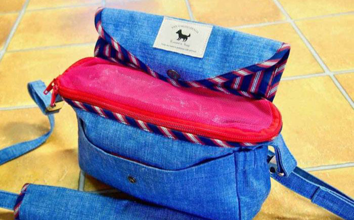 散歩用小道具をスッキリ収納! バッグ かばん ペット ショルダー 犬用