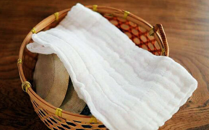 福山城の刺しゅう入りふきん ふきん バスグッズ ボディタオル キッチン 手拭い