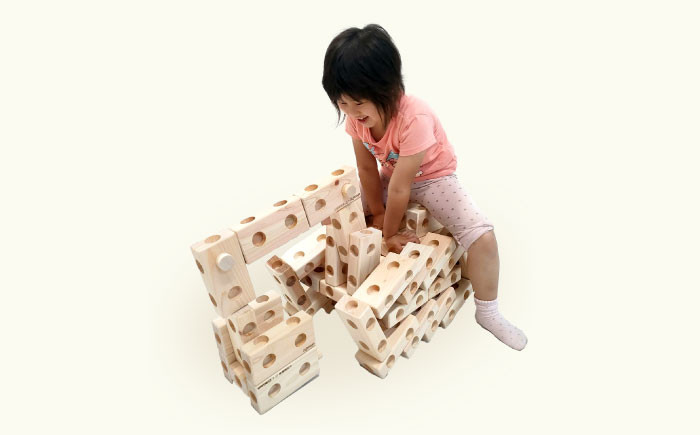 天然木製ブロック「ズレンガ」50ピースセット木製 ブロック おもちゃ 知育