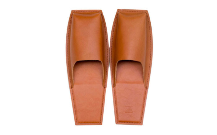 あなたの帰りを待つ、あなたに馴染む。 本革スリッパ 靴 レザー 革