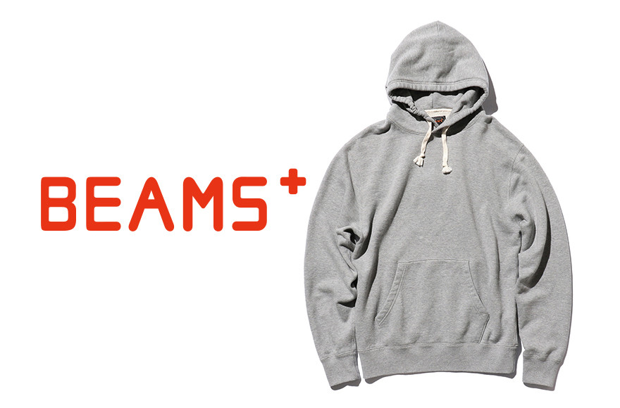 【BEAMS PLUS】 スウェットプルオーバー フーディ　グレー　XLサイズ
画像はイメージです