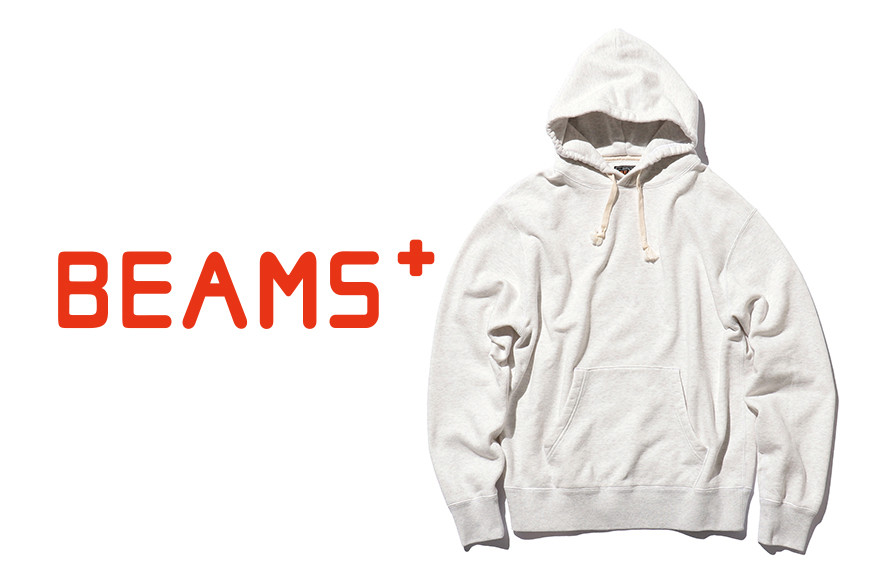 【BEAMS PLUS】 スウェットプルオーバー フーディ　アッシュ　XLサイズ
画像はイメージです