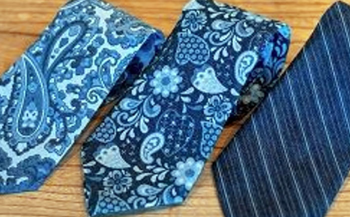 フォーマルでもカジュアルでも！経年変化を楽しむ、デニム生地ネクタイ ビジネス