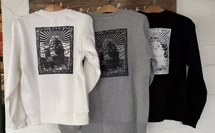 鉄壁の歴史をまとう、福山キャッスルスウェット スウェット 服