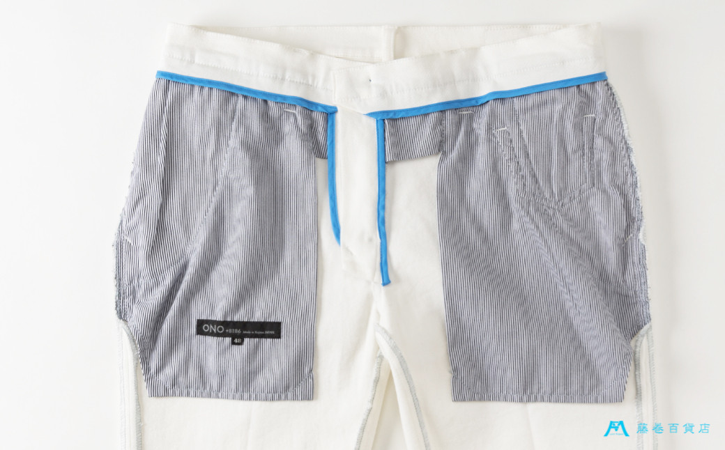 【ONO+8186】アウトラスト+撥水加工 ホワイトパンツ