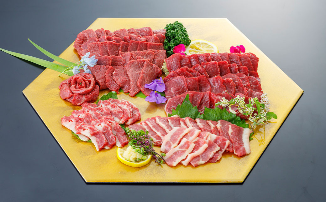 【2ヶ月定期便】3種の馬刺し 300g ×2回 合計600g 【赤身・フタエゴ・サガリ】