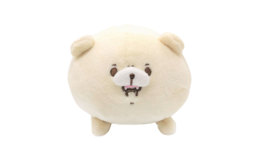 ともだちはくま ごろごろぬいぐるみ（いかく） 1点 ＋アクリルキーホルダー 1点