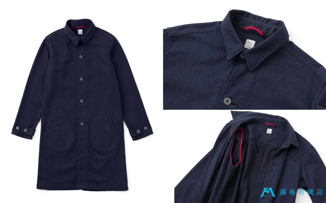 【ONO＋8186】藤巻百貨店別注 倉敷デニムコート/ネイビー