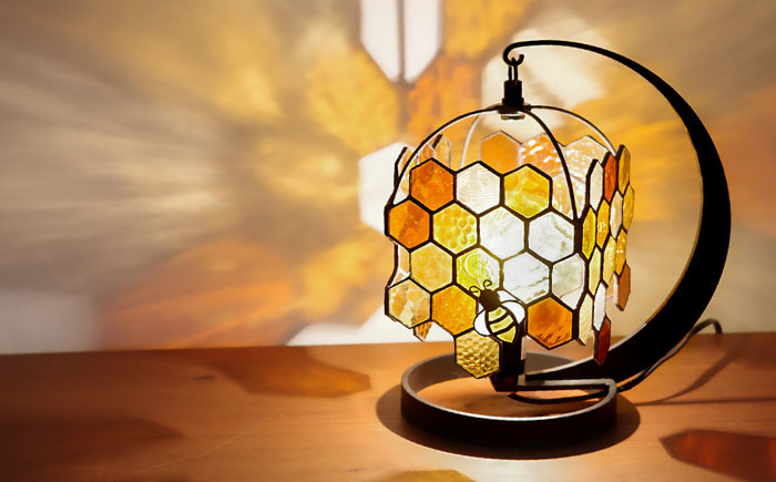 ライト 照明 間接照明 インテリア 家具 ランプ おしゃれ ステンドグラス ナチュラル デスクライト 卓上ライト テーブルランプ