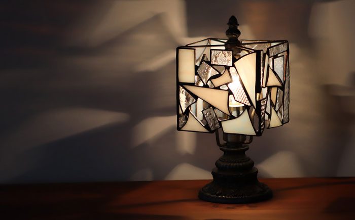 ライト 照明 間接照明 インテリア 家具 ランプ おしゃれ ステンドグラス ナチュラル デスクライト 卓上ライト テーブルランプ