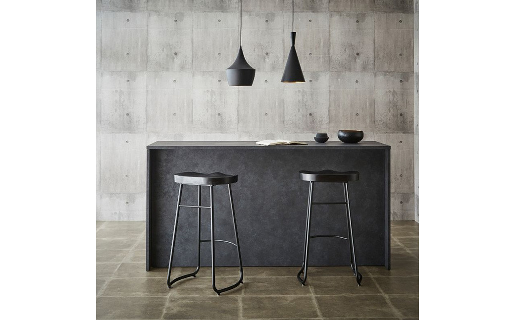 NOT アイランドカウンター 178cm シェルブラック