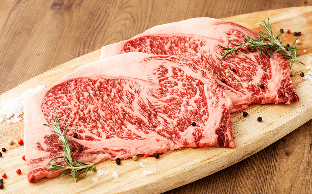 片桐さんの「おおいた和牛」サーロインステーキ 計約400g（約200g×2枚）