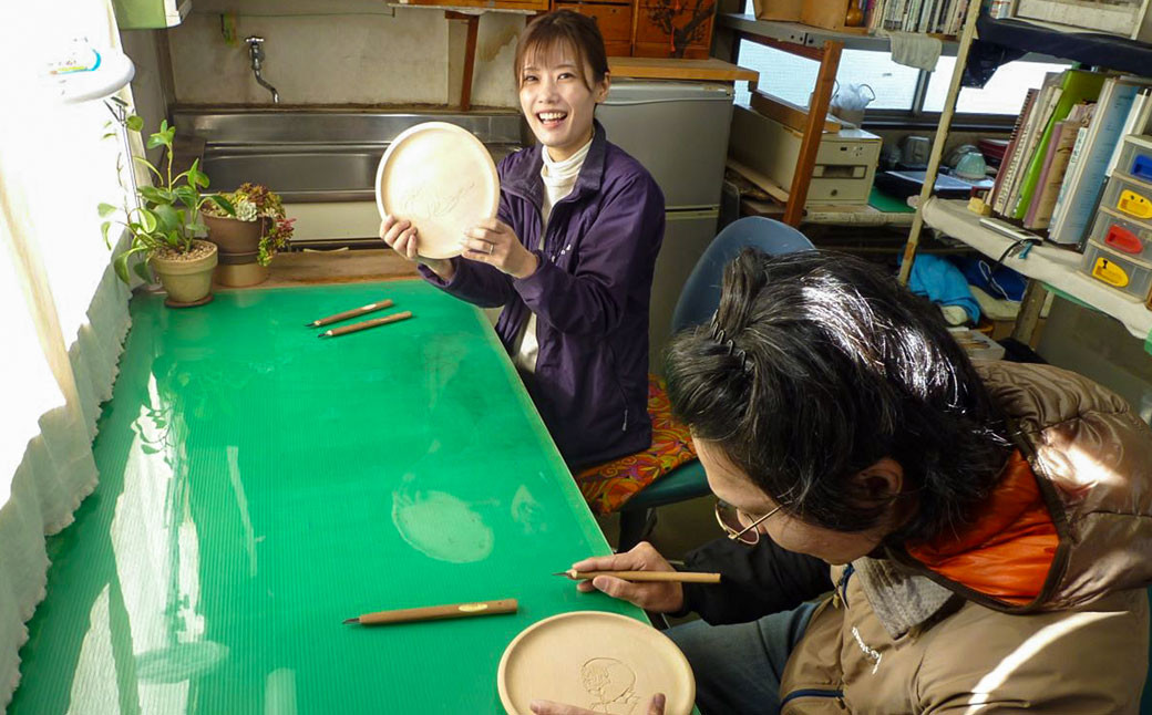 【平日限定】栃の木を使用した木彫り体験チケットB（1名様分）