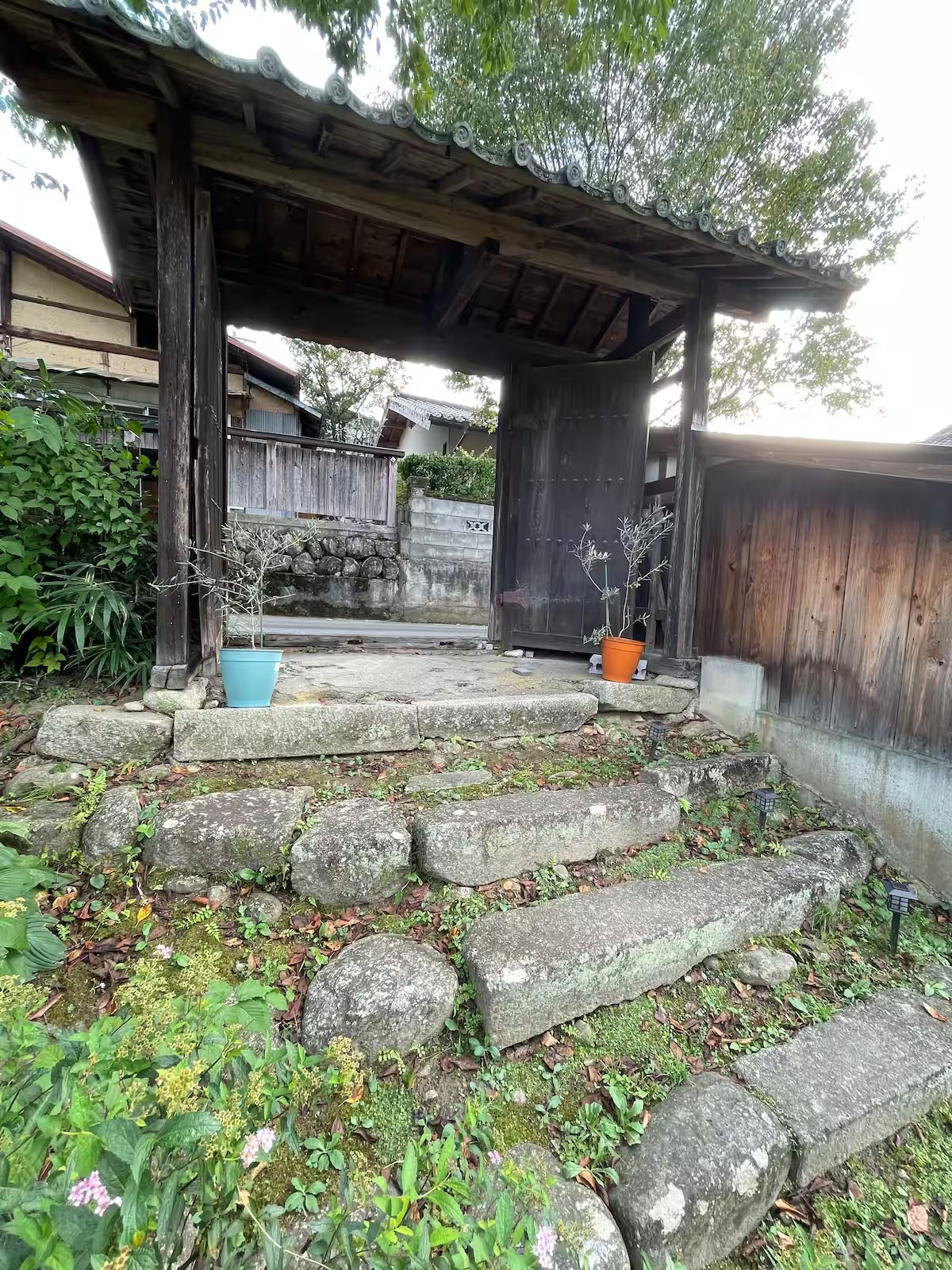 趣を感じる門構えがお出迎えします。