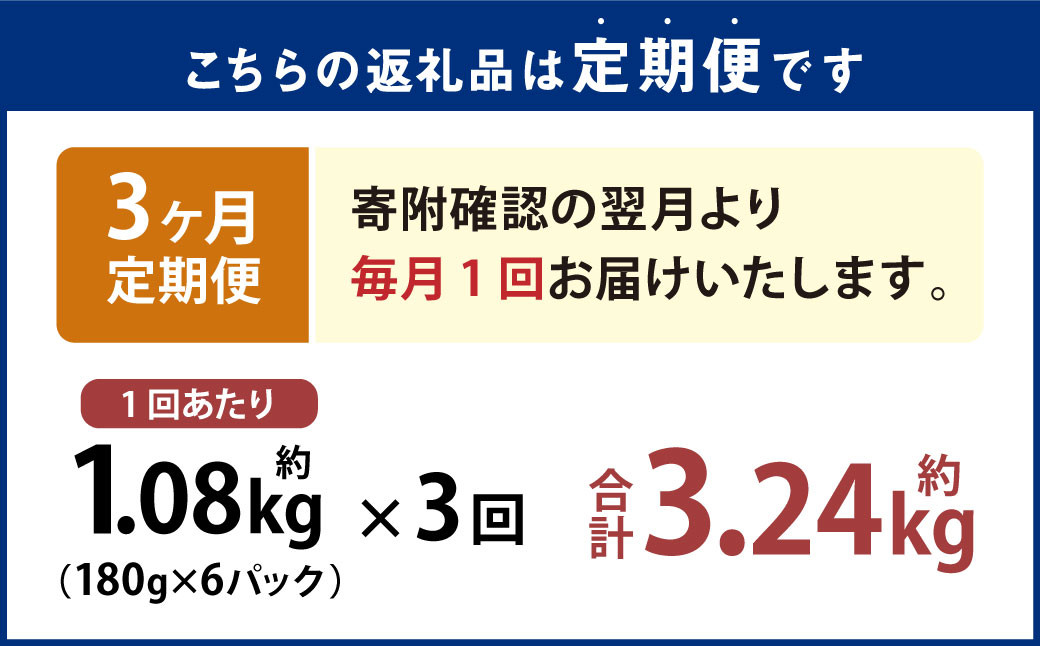 【1ヶ月毎3回定期便】 国産ピリ辛たこ 180g 計18パック （6パック×3回） タコ たこ 魚介類