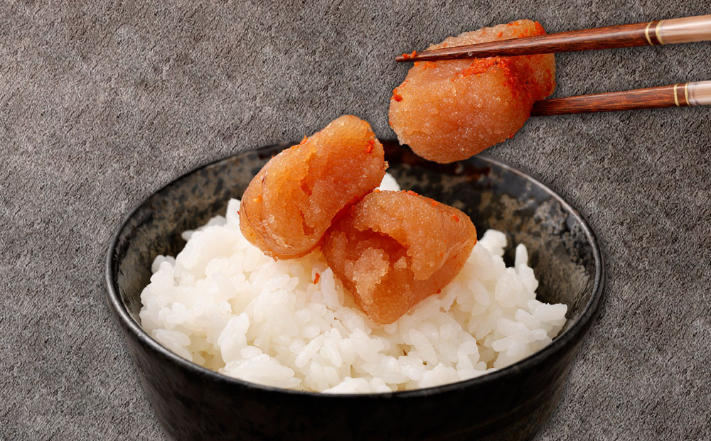 【5回定期便】無着色たらこ(一本物)・ 無着色明太子(一本物) 各1kg(500g×2) 1回あたり合計2kg