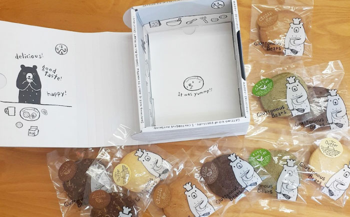 くまちゃんクッキー15枚 クッキー お菓子 おやつ 食べ比べ くま クマ