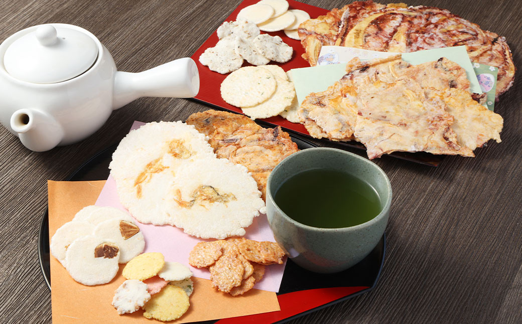 みんな大好き!!辰屋 えびせんべい・いかせんべい 10袋セット 計693g