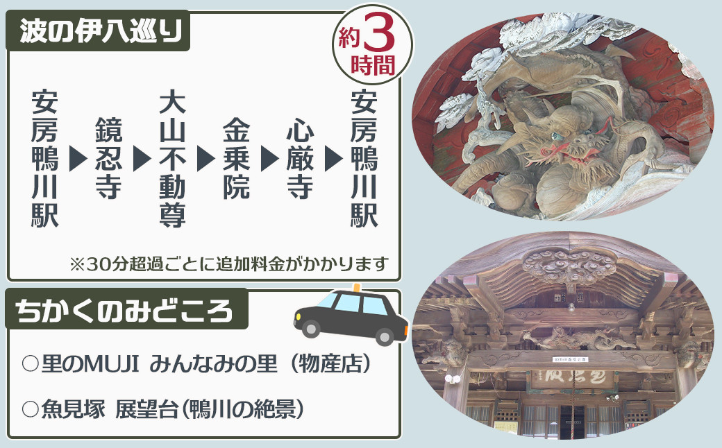 希代の彫工「波の伊八」の躍動感あふれる作品が残る神社仏閣。千葉県有形文化財に指定されている『大山寺不動堂』の龍は必見!