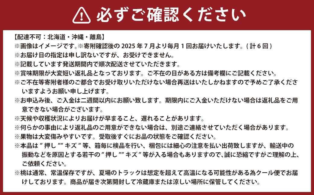 【6回定期便】 白桃 マスカットオブアレキサンドリア  桃太郎ぶどう ニューピオーネ 晴王 紫苑 あたご梨 