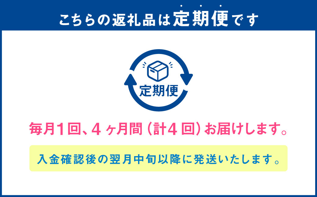 【4ヶ月定期便】ドライクリスタル（合計96本）350ml × 毎月1ケース（24本入）