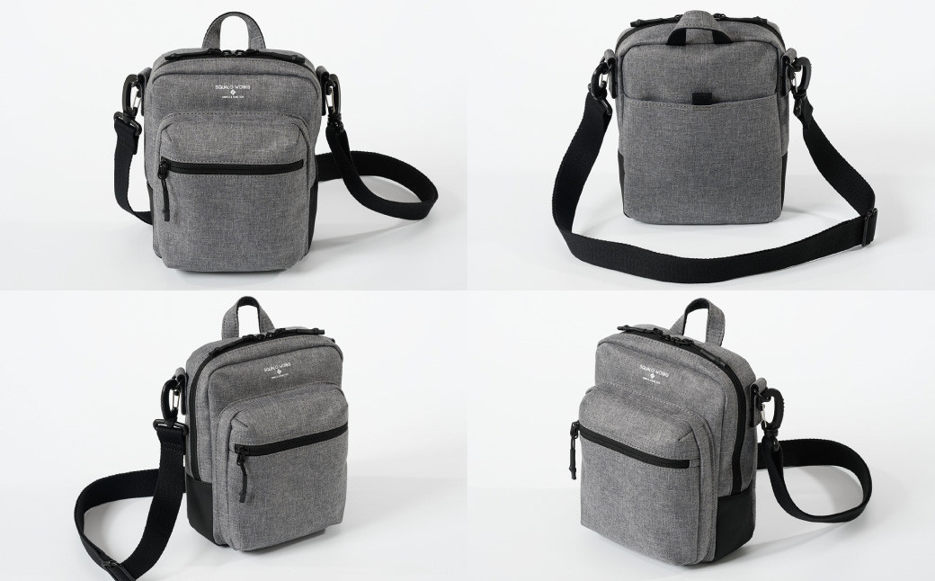 CH ミニショルダーバッグ グレー SW-CH007-GR