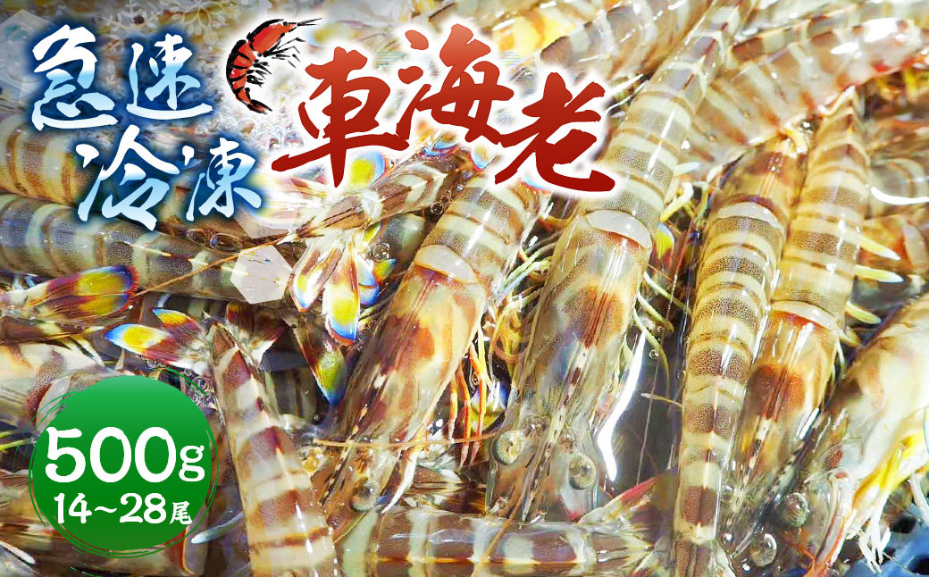 急速冷凍車海老 500g(14-28尾)