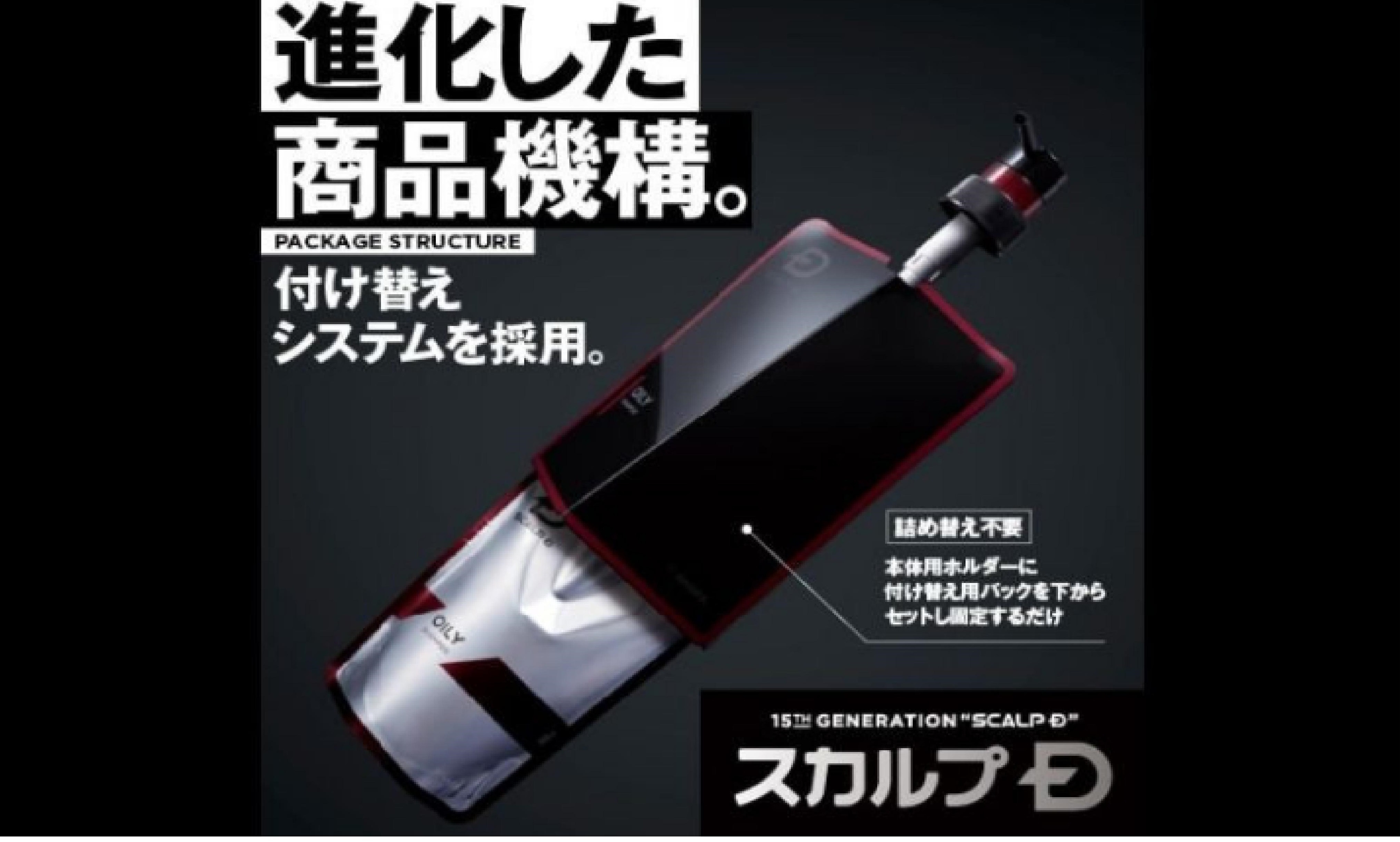 付け替えシステムを採用。