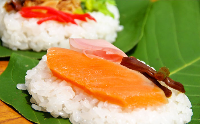 岐阜県 白川 初夏 伝統食 スシ 朴の葉 ほおば ご飯 惣菜 お祝い 手作り 郷土料理 伝統料理 寿司 名物 ご当地グルメ