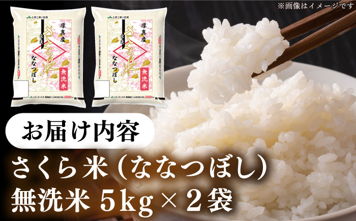 無洗米 お米 白米 ななつぼし ブランド米 特A ご飯 10kg 北海道 
