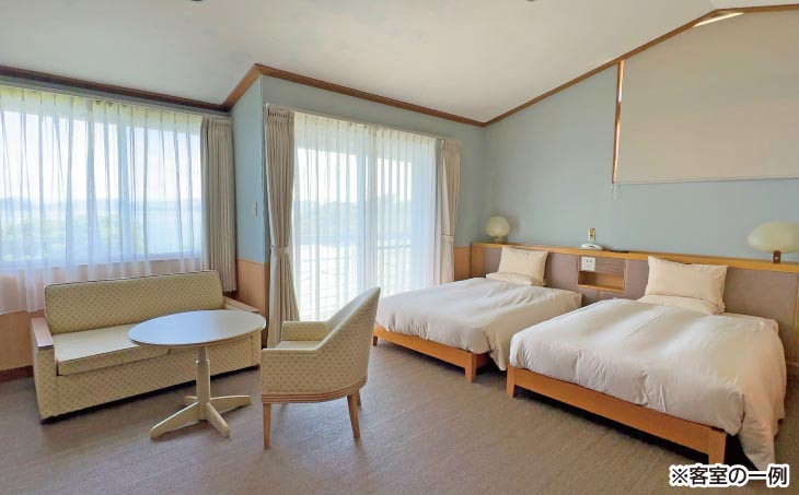 愛犬と過ごす ドギーヴィラ デラックスルーム　客室の一例