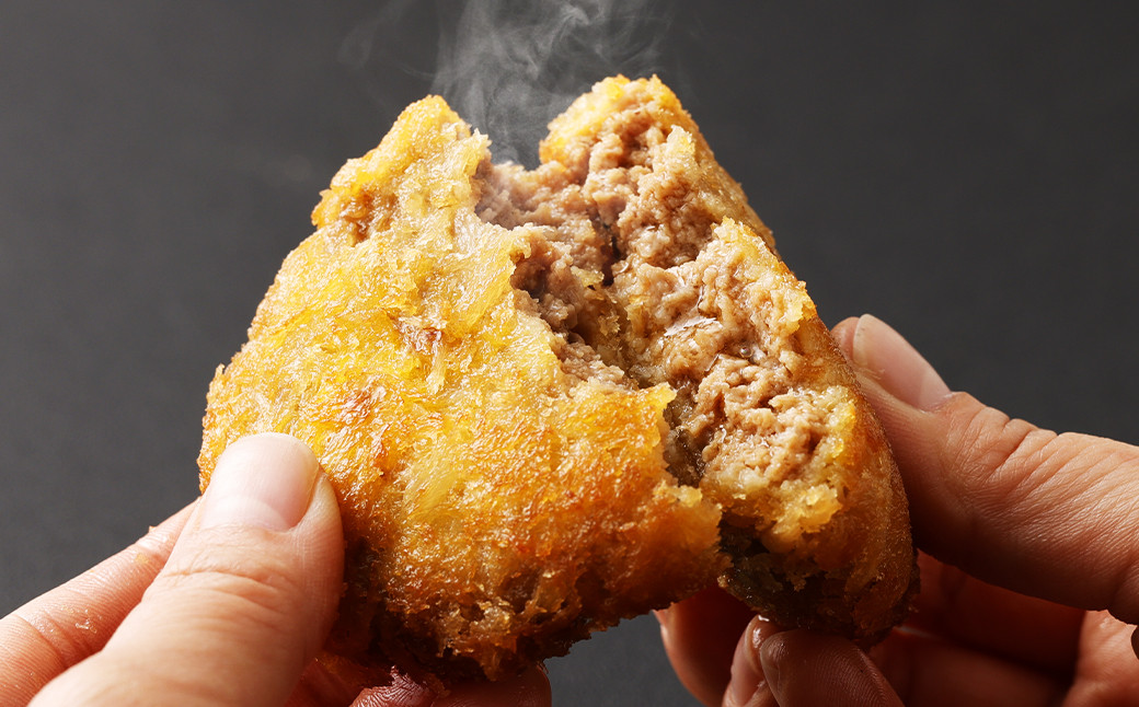 【全6回定期便】長崎和牛 出島ばらいろ入り お肉屋さんの特製 メンチカツ 80g×12個 計72個 