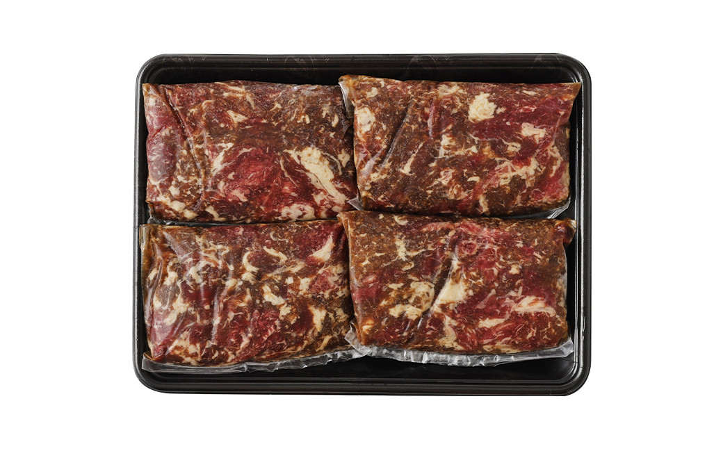 国産牛 プルコギ 約1.2kg (300g×4) ／ 肉 お肉 牛肉 簡単調理 韓国料理 惣菜 肉のマルシン