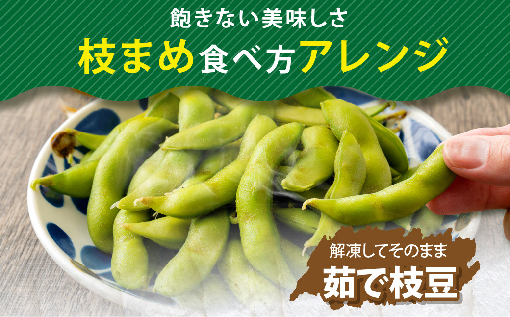 【6ヶ月定期便】そのまま黒えだ豆 約300g×6袋 計約10.8kg