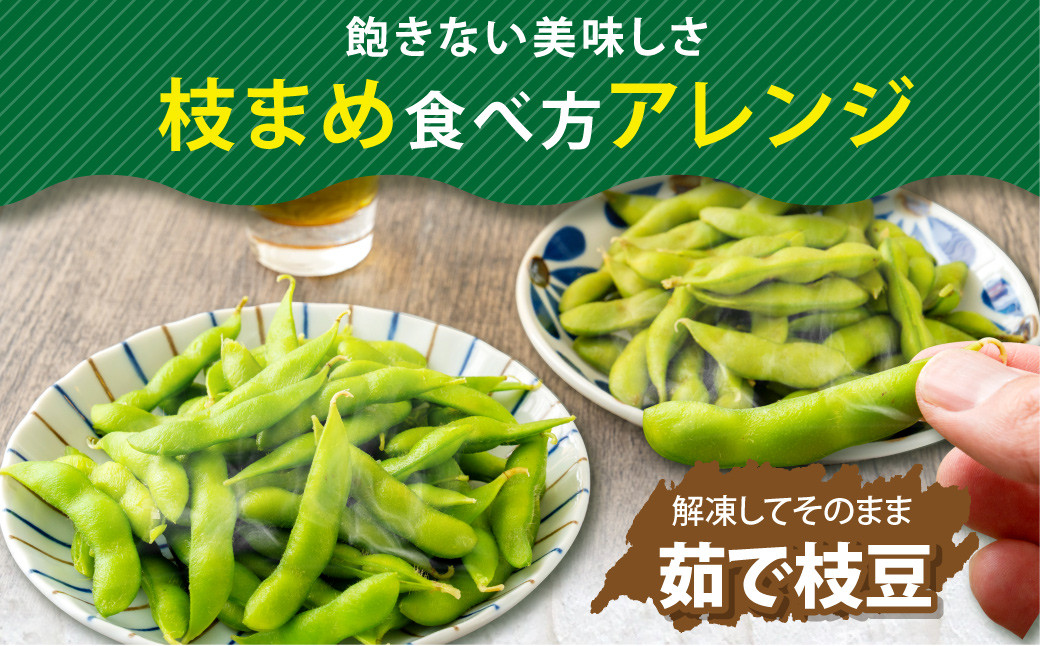 【12ヶ月定期便】そのまま枝豆 そのまま黒えだ豆 各約300g×3袋 計約21.6kg