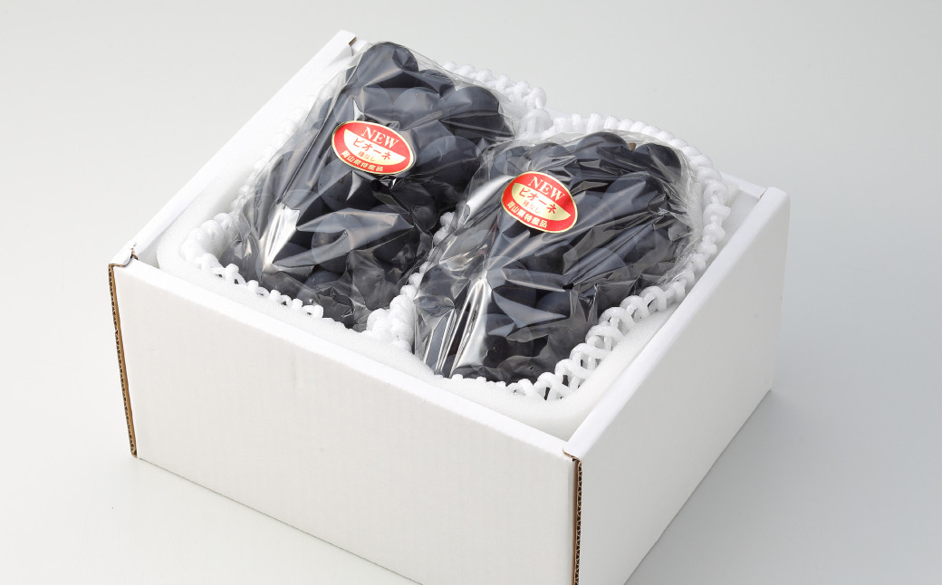 岡山県産 ニューピオーネ 約1kg（約500g×2房）