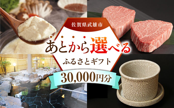 【あとから選べる】武雄市ふるさとギフト 寄附額3万円分 [UZZ001] あとから寄附 あとから寄付 選べるギフト あとからセレ