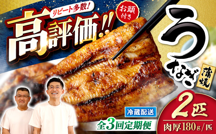 国産 ウナギ うなぎ 鰻 2尾 蒲焼き 丑の日 うしの日 かばやき 3回定期便