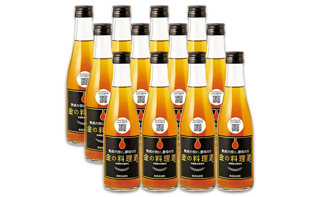 堤酒造　金の料理酒　300ml×12本